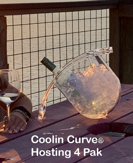 Coolin Curve® Beverage Chiller - 4 Pak Hosting Bundle - Beverage Chiller pack of 4